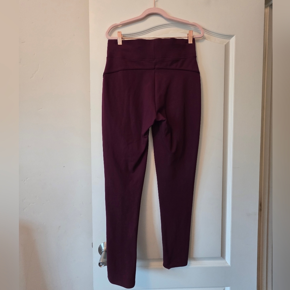 Seven7 Burgundy High-Waisted Leggings - Picture 2 of 10
